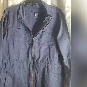 Gap Utility Jacket Navy Blue Women XL Pockets Streetwear Gorpcore
